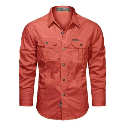 Tactical Long Sleeve Work Shirt - EasyApparels