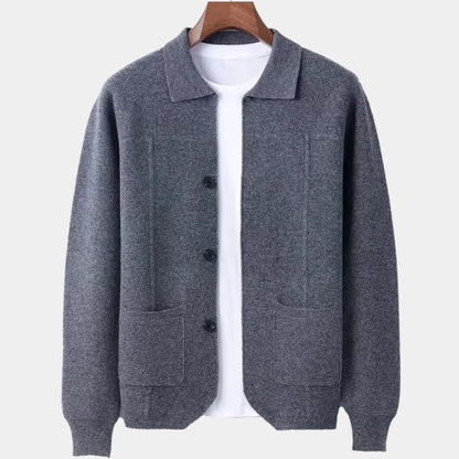 Men's Soft Wool Crew Neck Sweater - EasyApparels