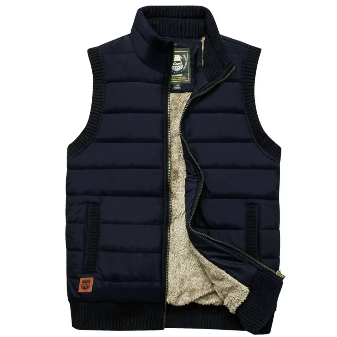 Warm Padded Fleece Jacket Vest
