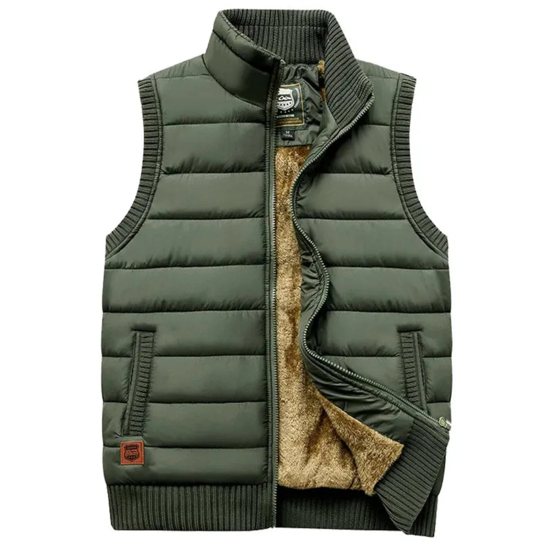 Warm Padded Fleece Jacket Vest