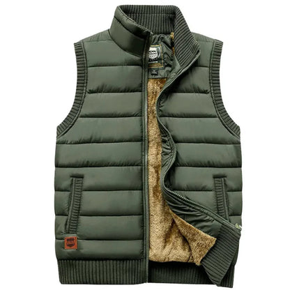 Warm Padded Fleece Jacket Vest