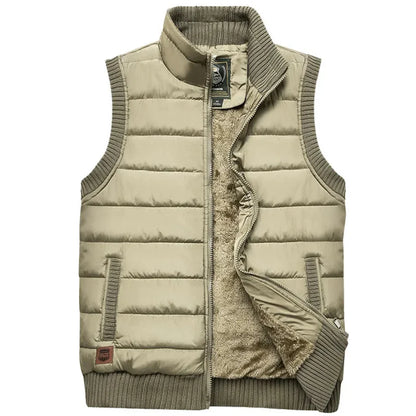 Warm Padded Fleece Jacket Vest