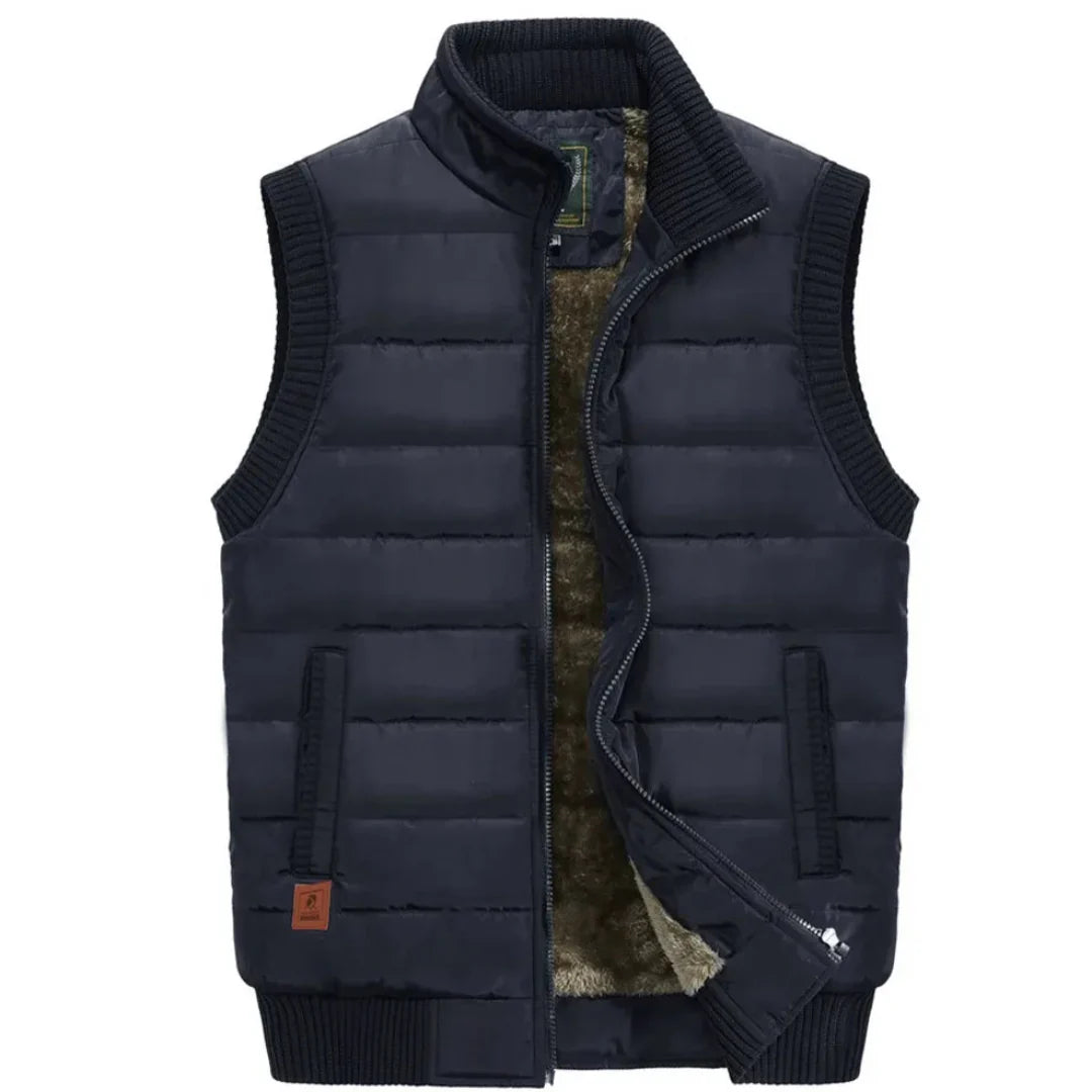 Warm Padded Fleece Jacket Vest - EasyApparels