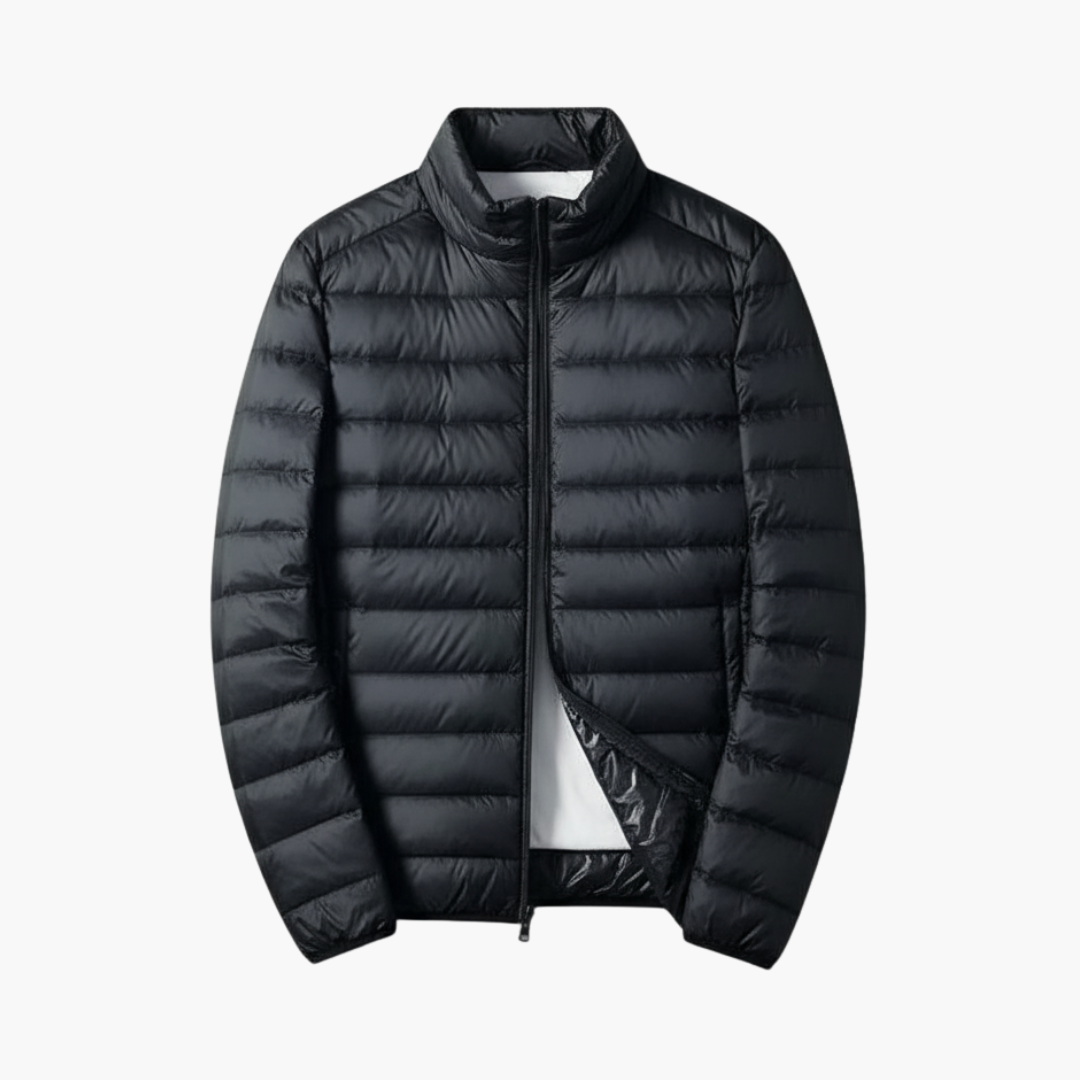 Waterproof Padded Men's Zip Up Coat - Vossary