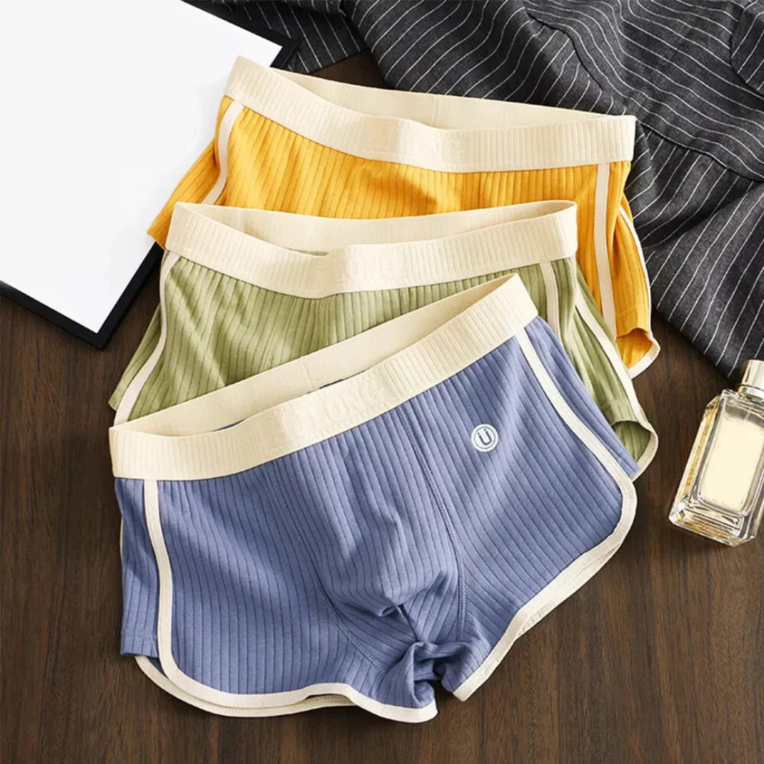 Comfortable Mens Cotton Boxer Briefs - EasyApparels