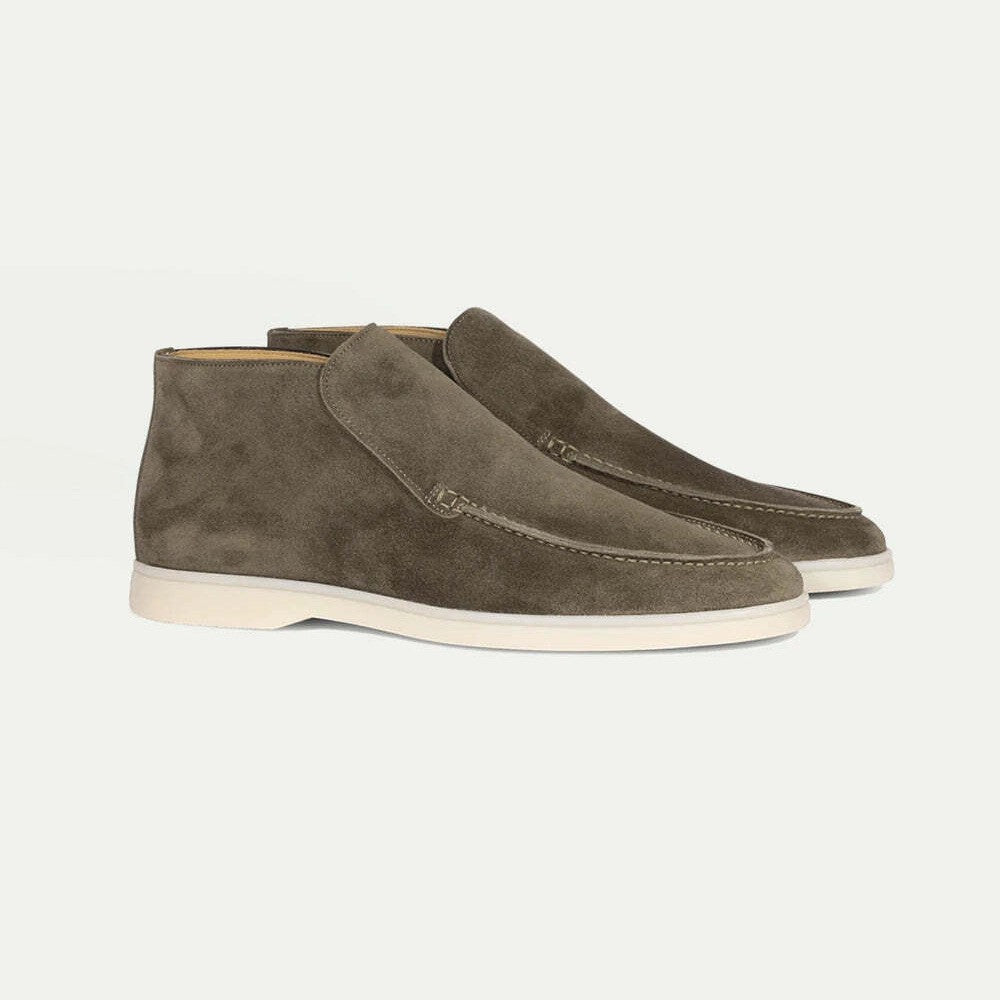 Men's Slip-On Loafers Soft Leather Cushioned Shoes