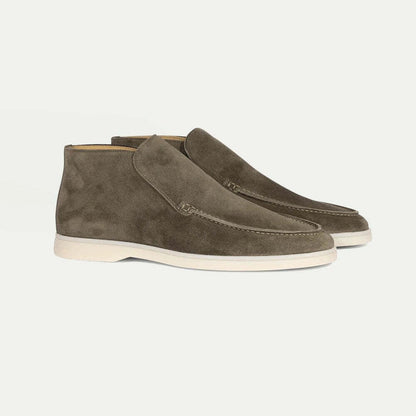 Men's Slip-On Loafers Soft Leather Cushioned Shoes