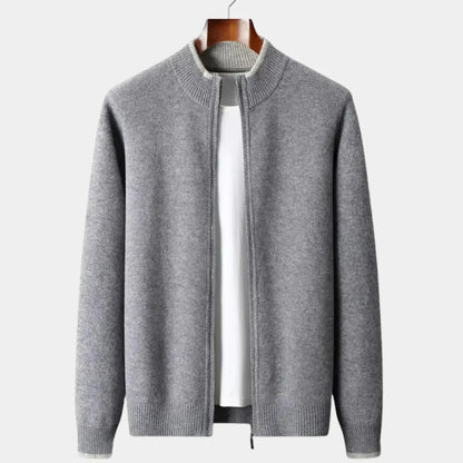 Classic Dual Color Wool Crew Neck Sweater - EasyApparels