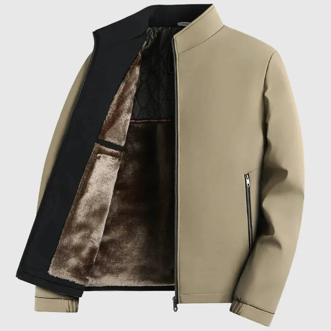 Waterproof Men's Faux Fur Coated Parka Jacket