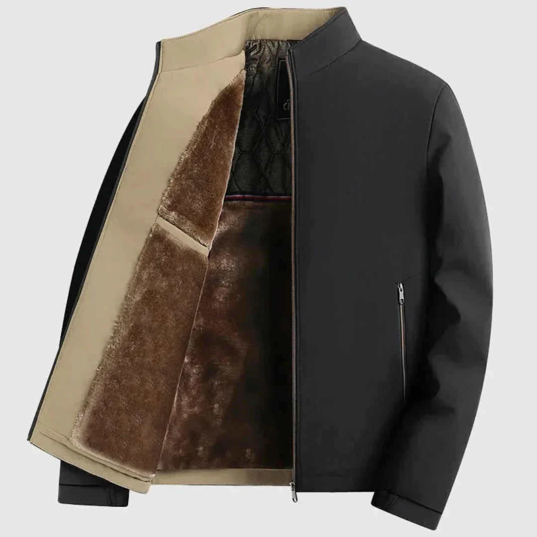 Waterproof Men's Faux Fur Coated Parka Jacket - EasyApparels