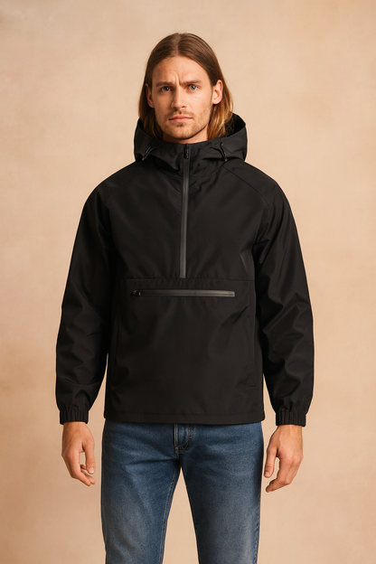 Waterproof Mens Parka Jacket with Hood - Luxicro