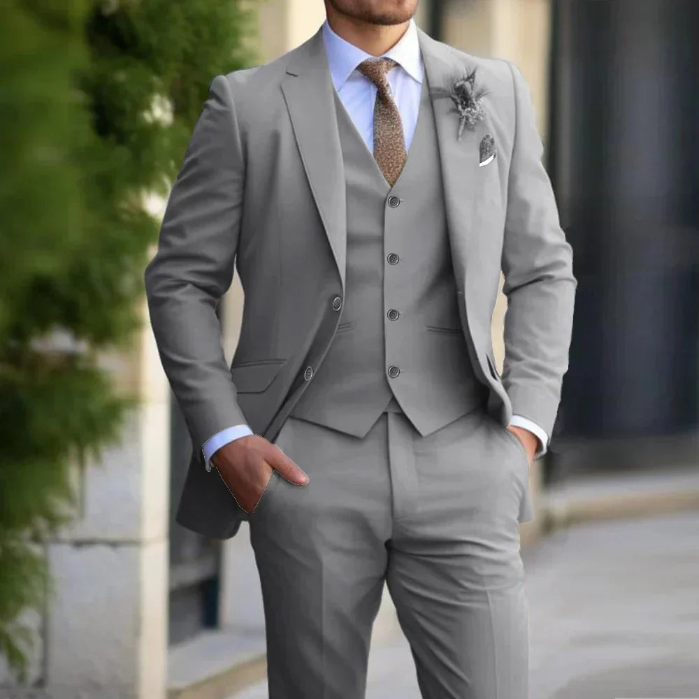 Classic 3-Piece Suit for Men