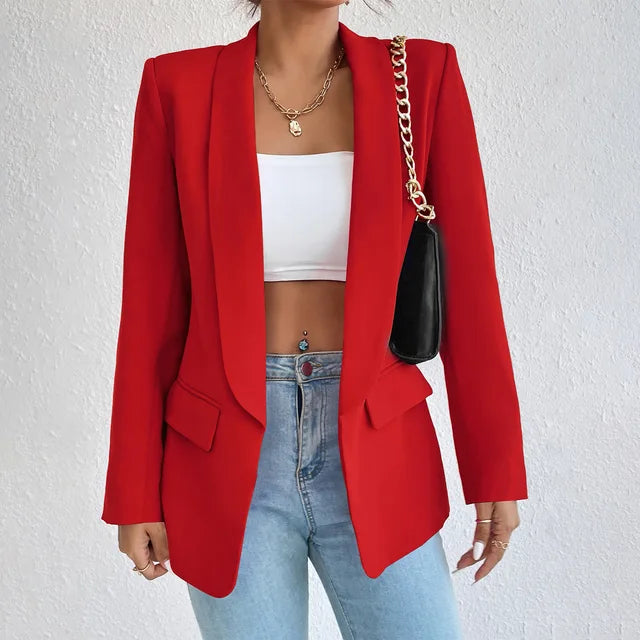 Classic Women's Tailored Blazer Jacket