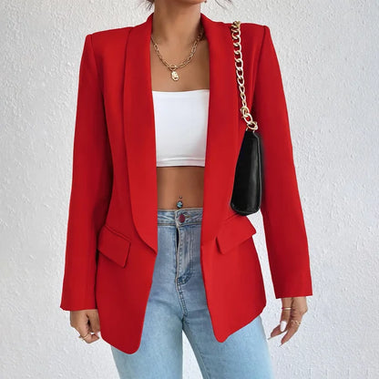 Classic Women's Tailored Blazer Jacket