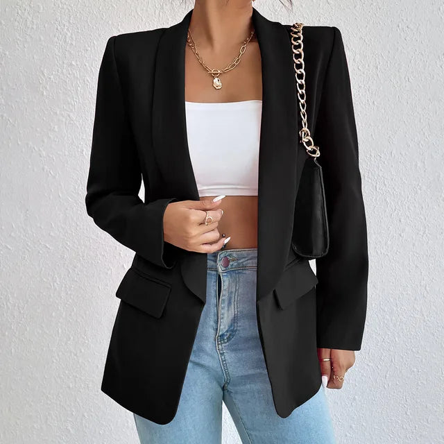 Classic Women's Tailored Blazer Jacket - EasyApparels