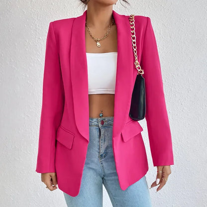 Classic Women's Tailored Blazer Jacket