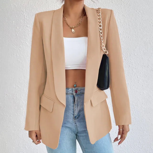 Classic Women's Tailored Blazer Jacket