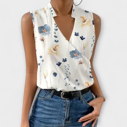 Elegant V-Neck Women's Top