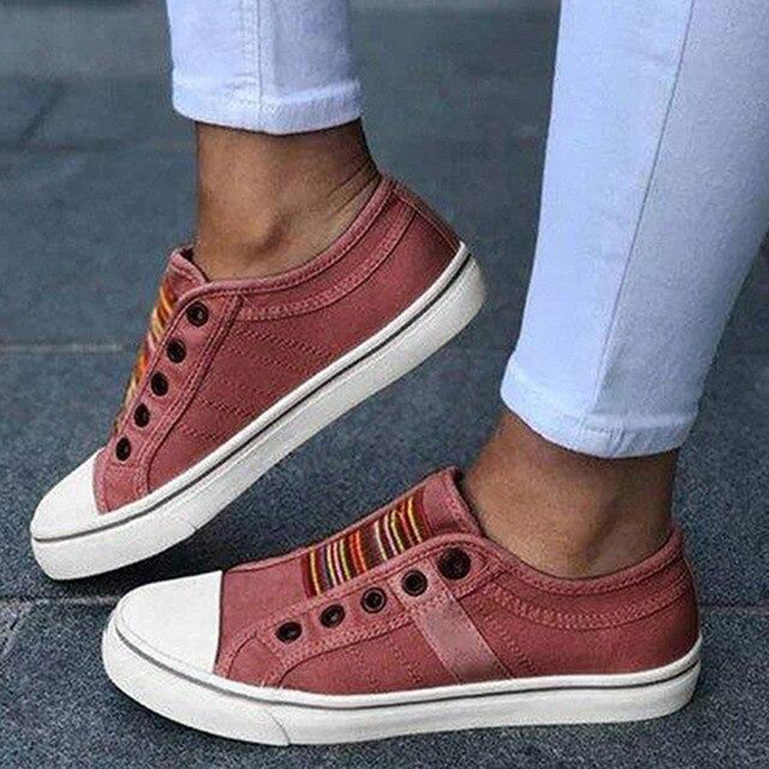 Casual Women's Slip-On Shoes - Comfortable Daily Sneakers