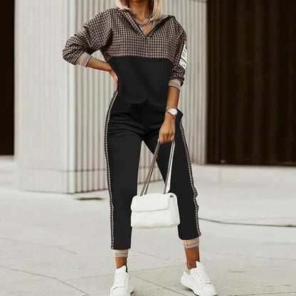 Comfy Women's Casual Zip Up Tracksuit Set
