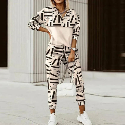 Comfy Women's Casual Zip Up Tracksuit Set