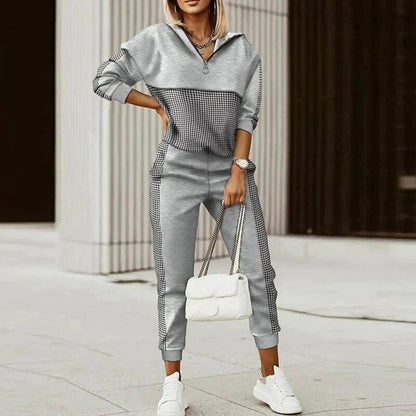 Comfy Women's Casual Zip Up Tracksuit Set