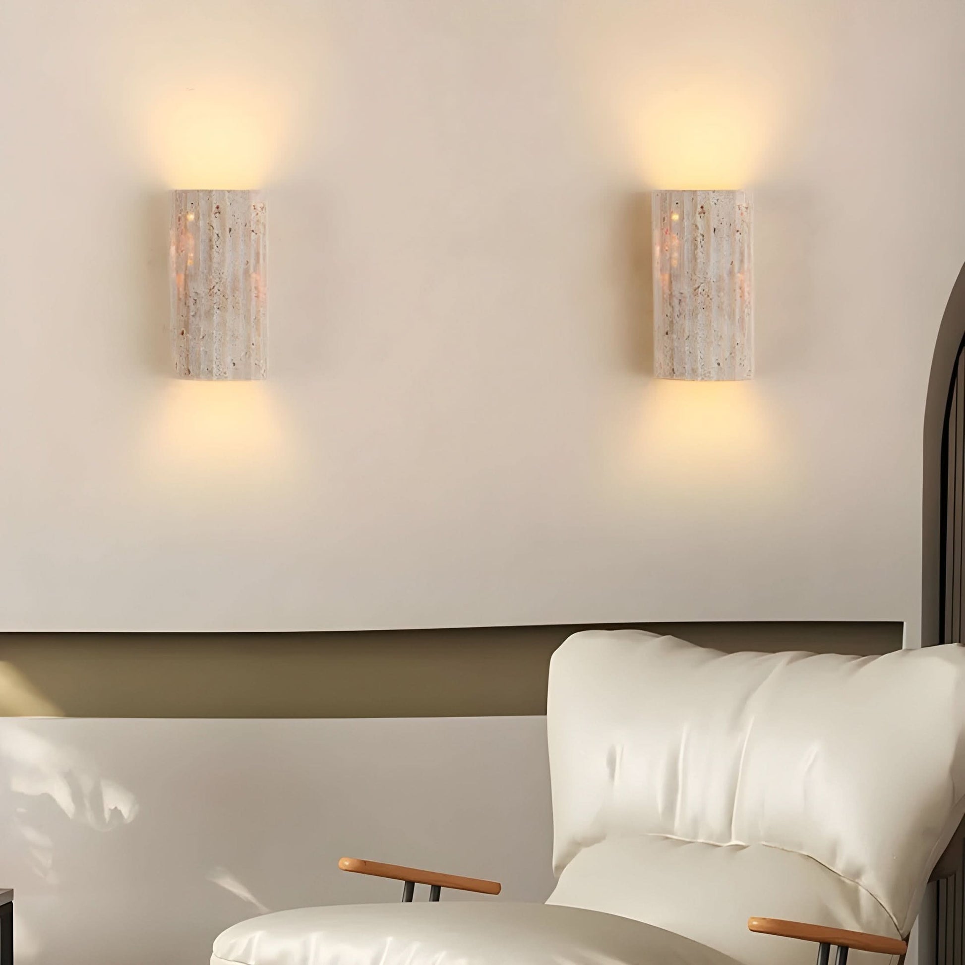 Rustic Rock LED Accent Wall Light - Luxicro