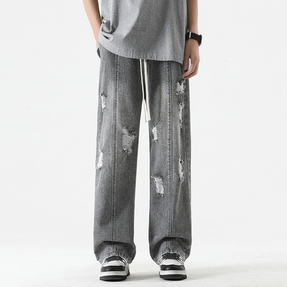 Ripped Vintage Jeans Joggers - EasyApparels