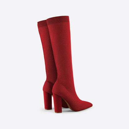 Tall Elastic Women's Ankle Boots