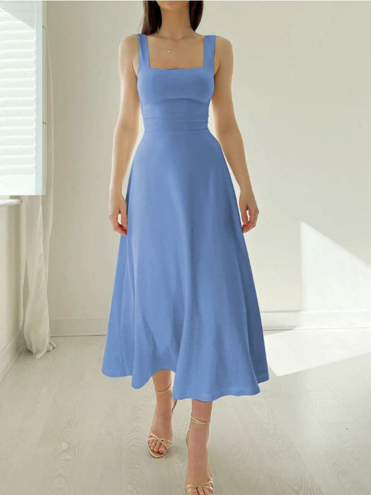 Classic Fit Women's A-Line Midi Dress