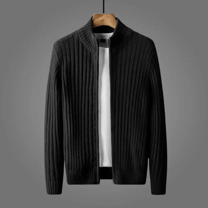 Cozy Textured Winter Cardigan