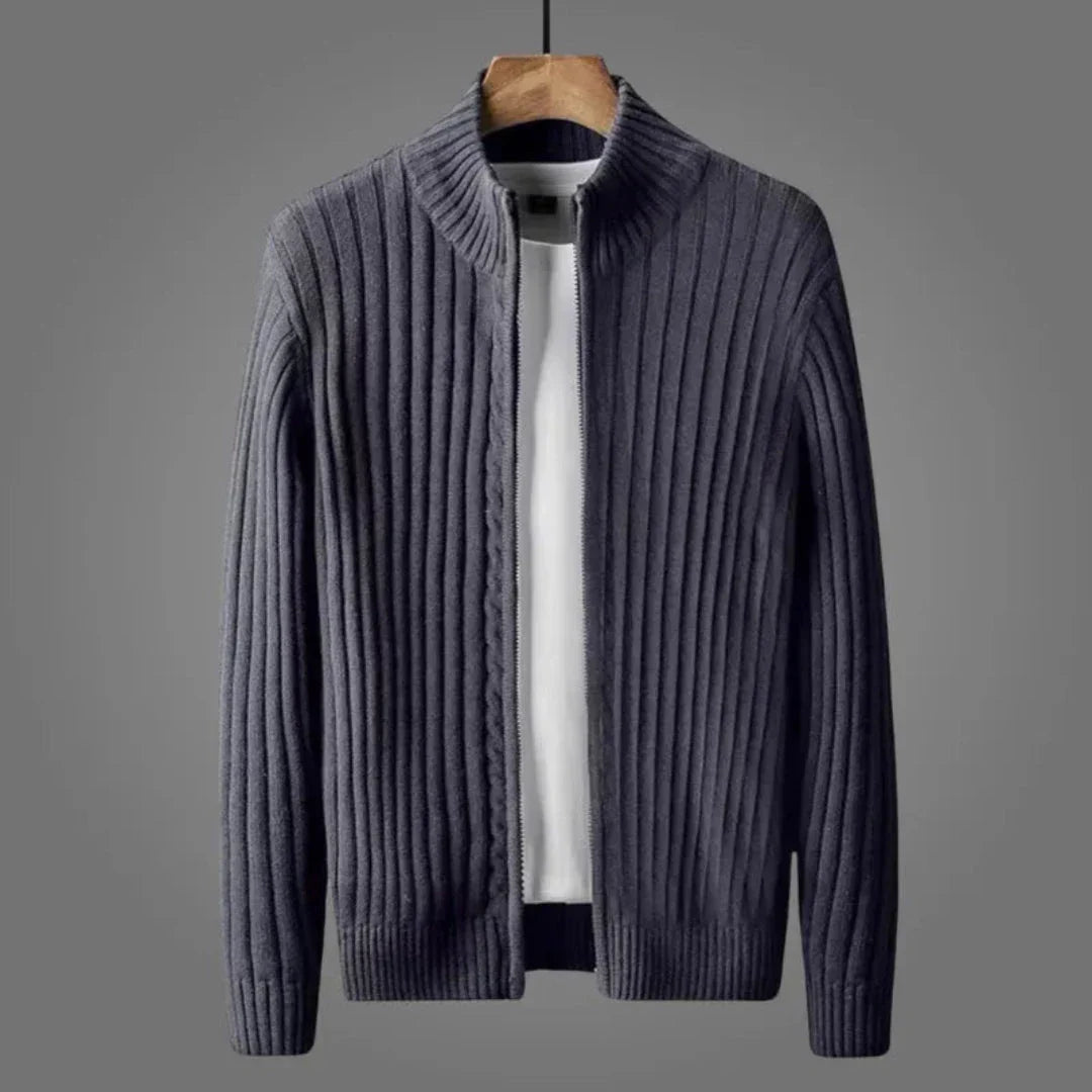 Cozy Textured Winter Cardigan