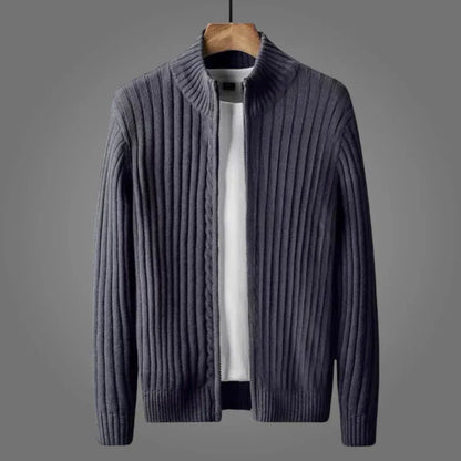 Cozy Textured Winter Cardigan