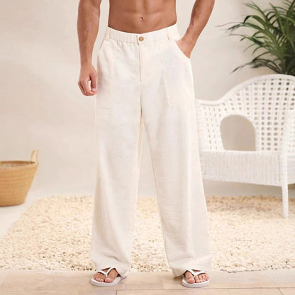 Comfortable Men's Full Length Elastic Pants - EasyApparels