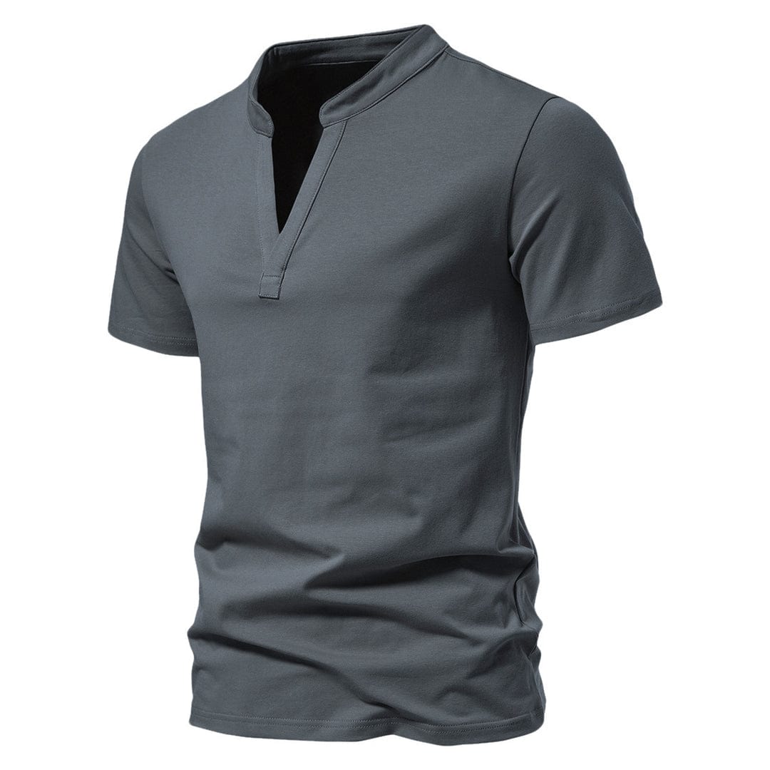 Classic Fit Mens V-Neck Tee Shirt