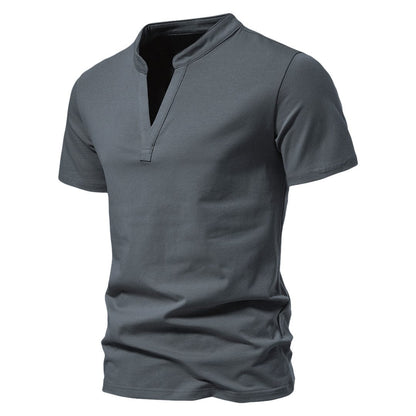 Classic Fit Mens V-Neck Tee Shirt