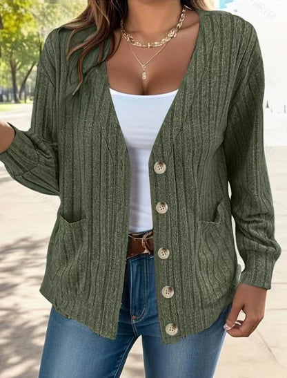 Cozy Women's Cardigan with Pockets