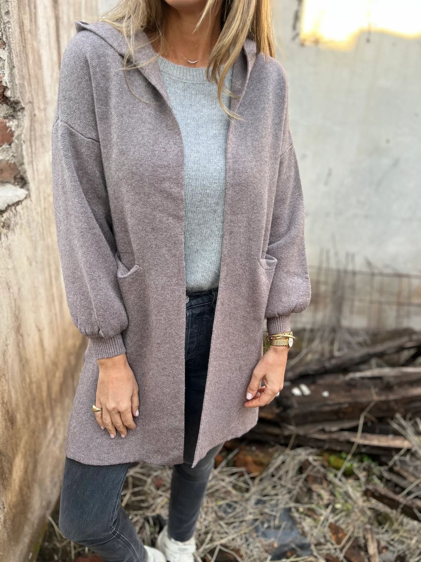 Cozy Hooded Sweater for Daily Wear