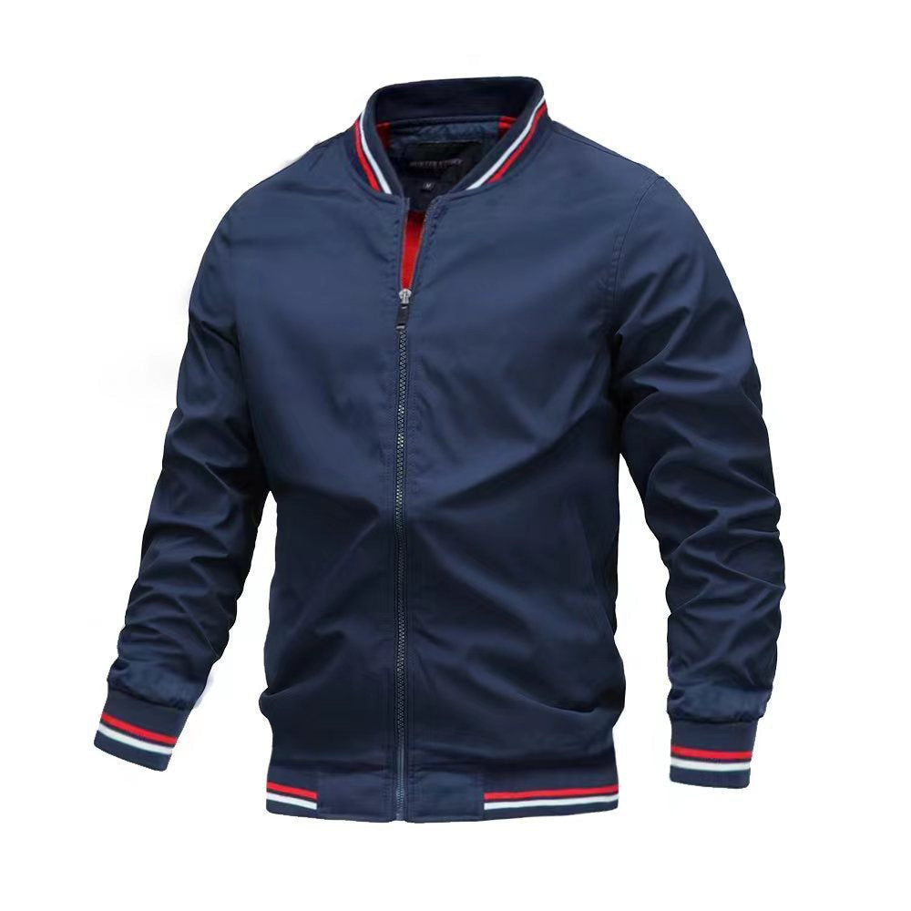 Waterproof Slim Fit Mens Zip Jacket