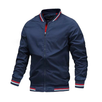Waterproof Slim Fit Mens Zip Jacket