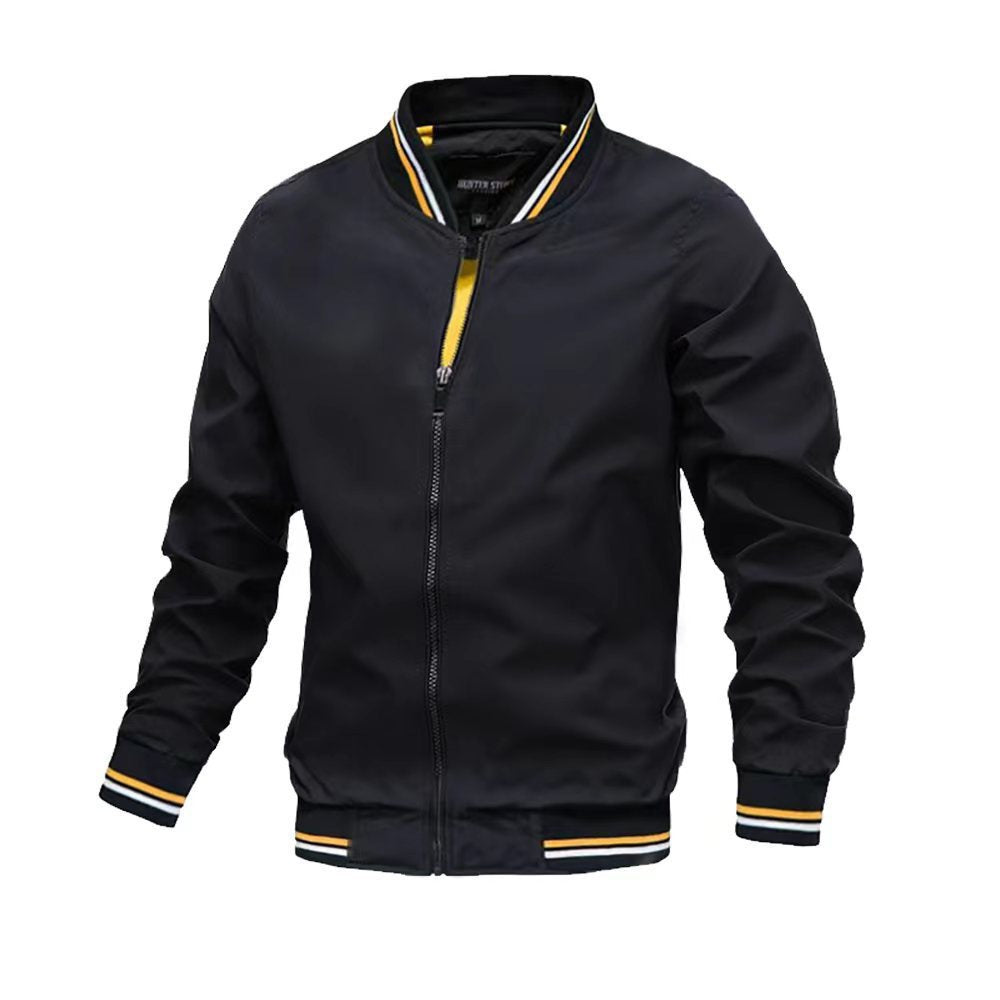 Waterproof Slim Fit Mens Zip Jacket
