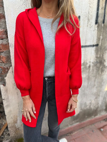 Cozy Hooded Sweater for Daily Wear - Vossary