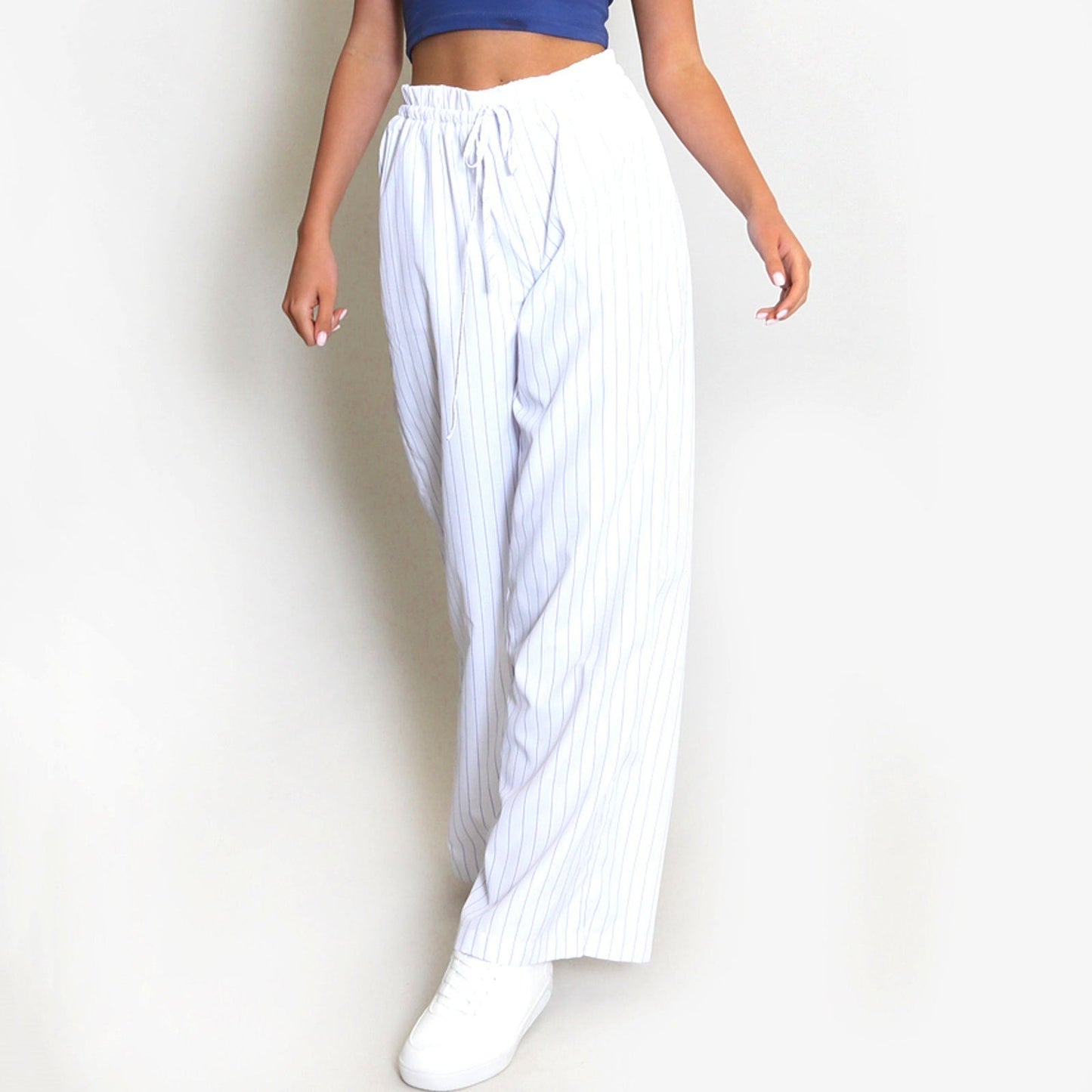 Comfortable Wide Leg Women's Pants with Pockets