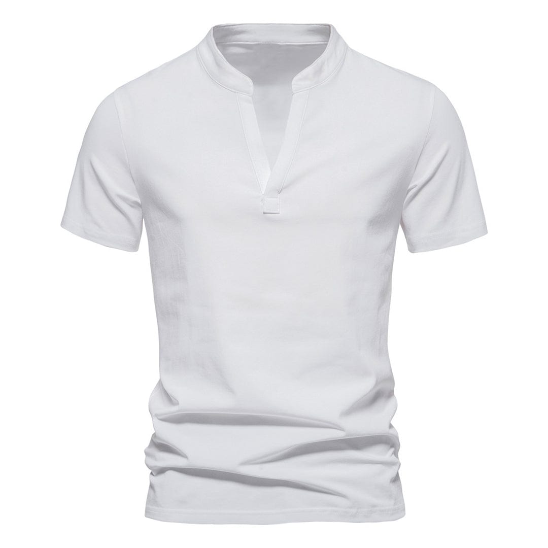 Classic Fit Mens V-Neck Tee Shirt