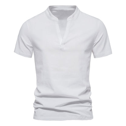 Classic Fit Mens V-Neck Tee Shirt