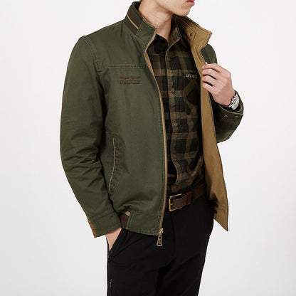 Men's Reversible Zip Jacket Standard Fit Breathable