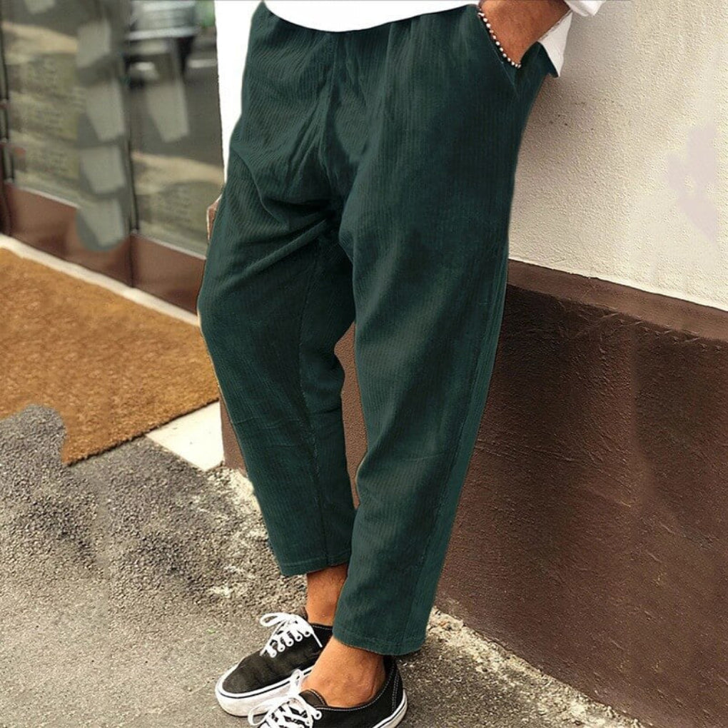 Comfortable Mens Casual Cord Pants