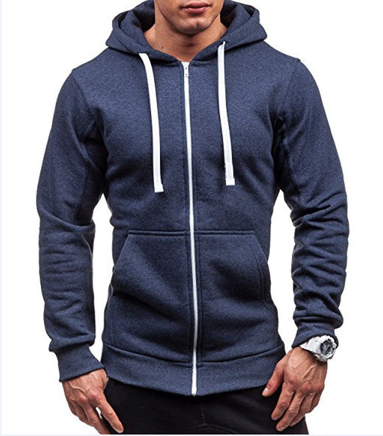 Classic Mens Zip Up Hoodie Jacket - EasyApparels