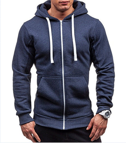 Classic Mens Zip Up Hoodie Jacket - EasyApparels