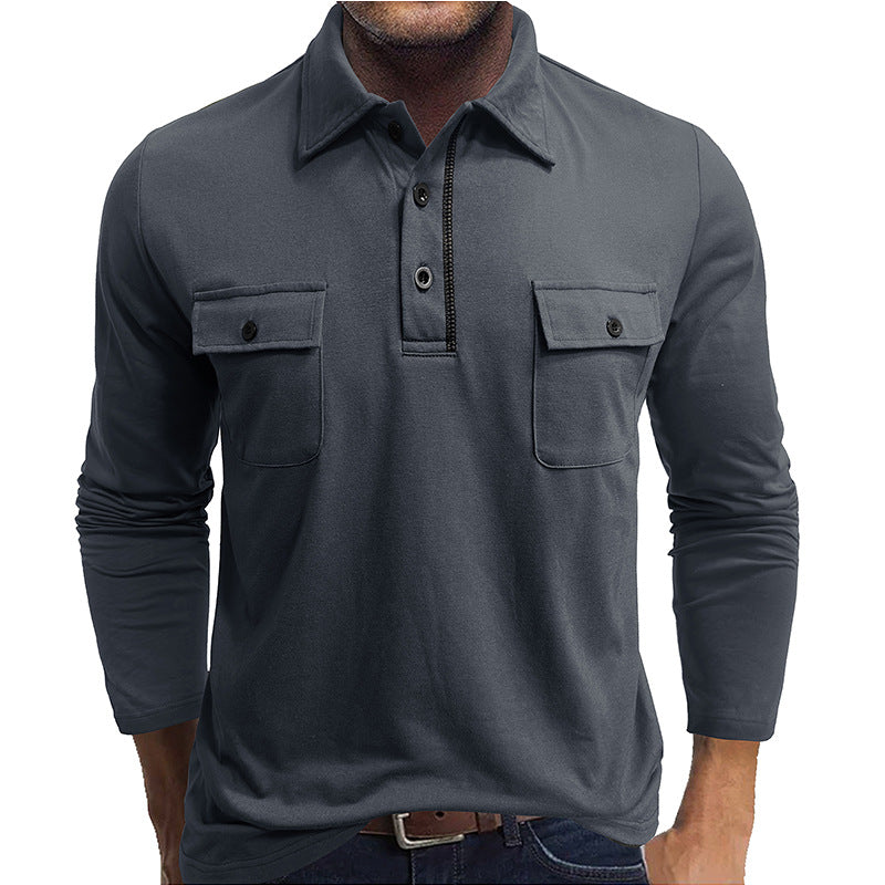 Classic Fit Men's Polo Shirt with Pocket